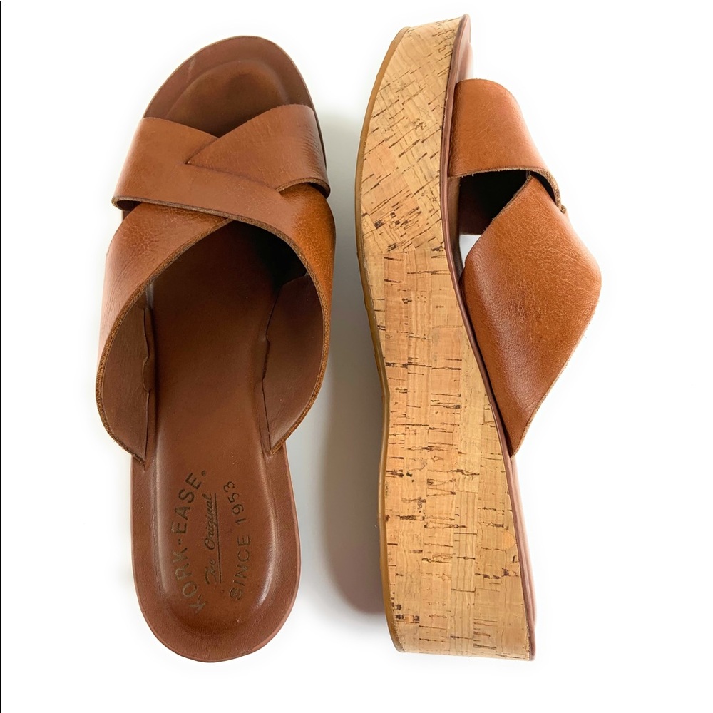Kork Ease Sandal Slip On Cork Wedges